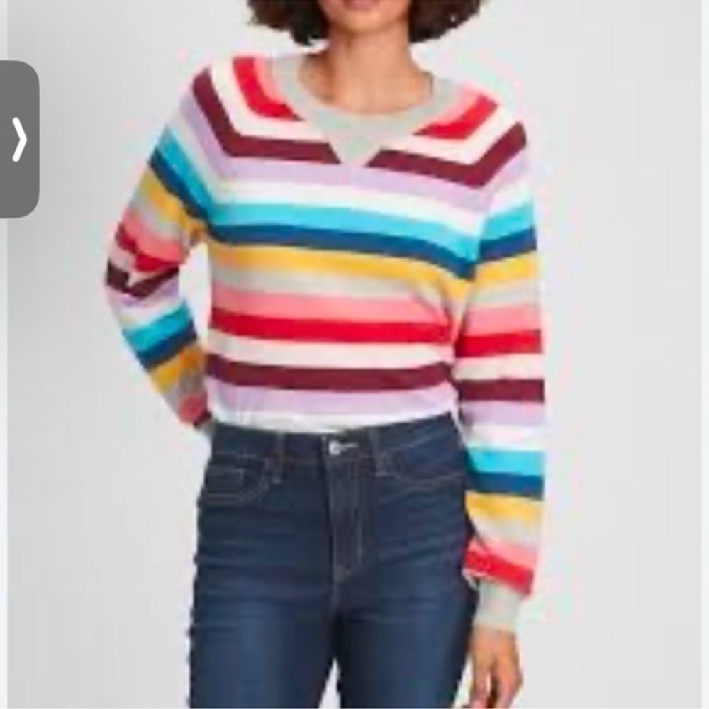 NWT GAP Multicolor Striped Sweater Size S